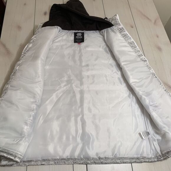 mens 2XL ecko unltd winter vest with hood grey - Picture 3 of 7